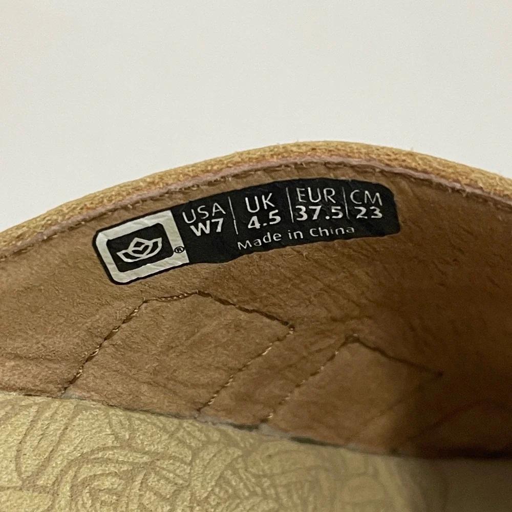 Spenco Womens Virginia Tan Woven Strap‎ Comfort Slides Sandals Size 7